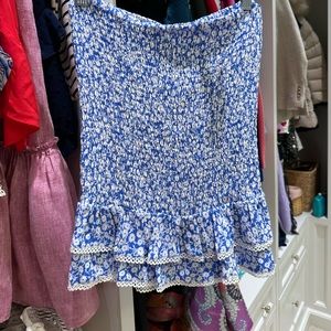 Lost + wonder size small blue skirt! Comfy and cute
